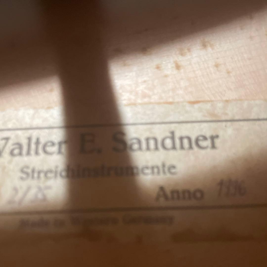 Walter E.Sandner ビオラ 弦楽器 ケース付属 R.Paesold