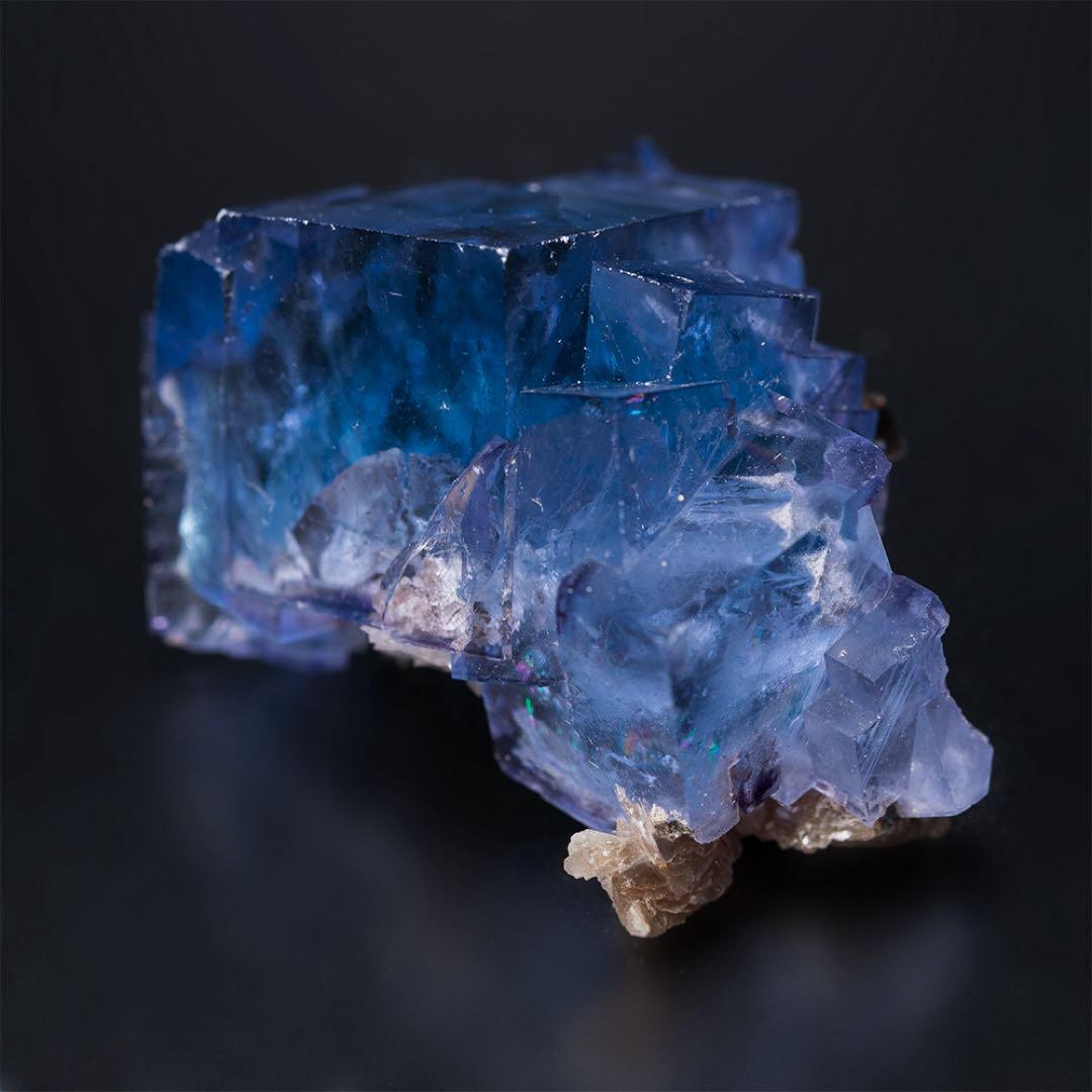 中国 ヤオガンシャン フローライト 天然石 原石 鉱物標本 鉱石 蛍石 1682