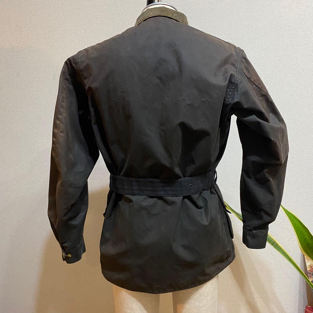 【90's】barbour international オイルドジャケット　36