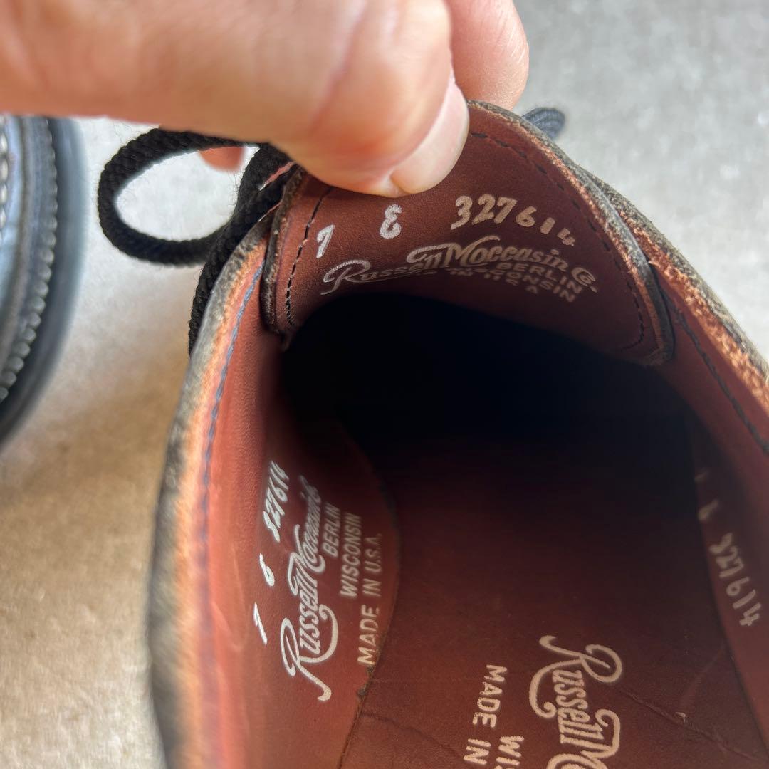 黒 ラッセルモカシン USA7美品