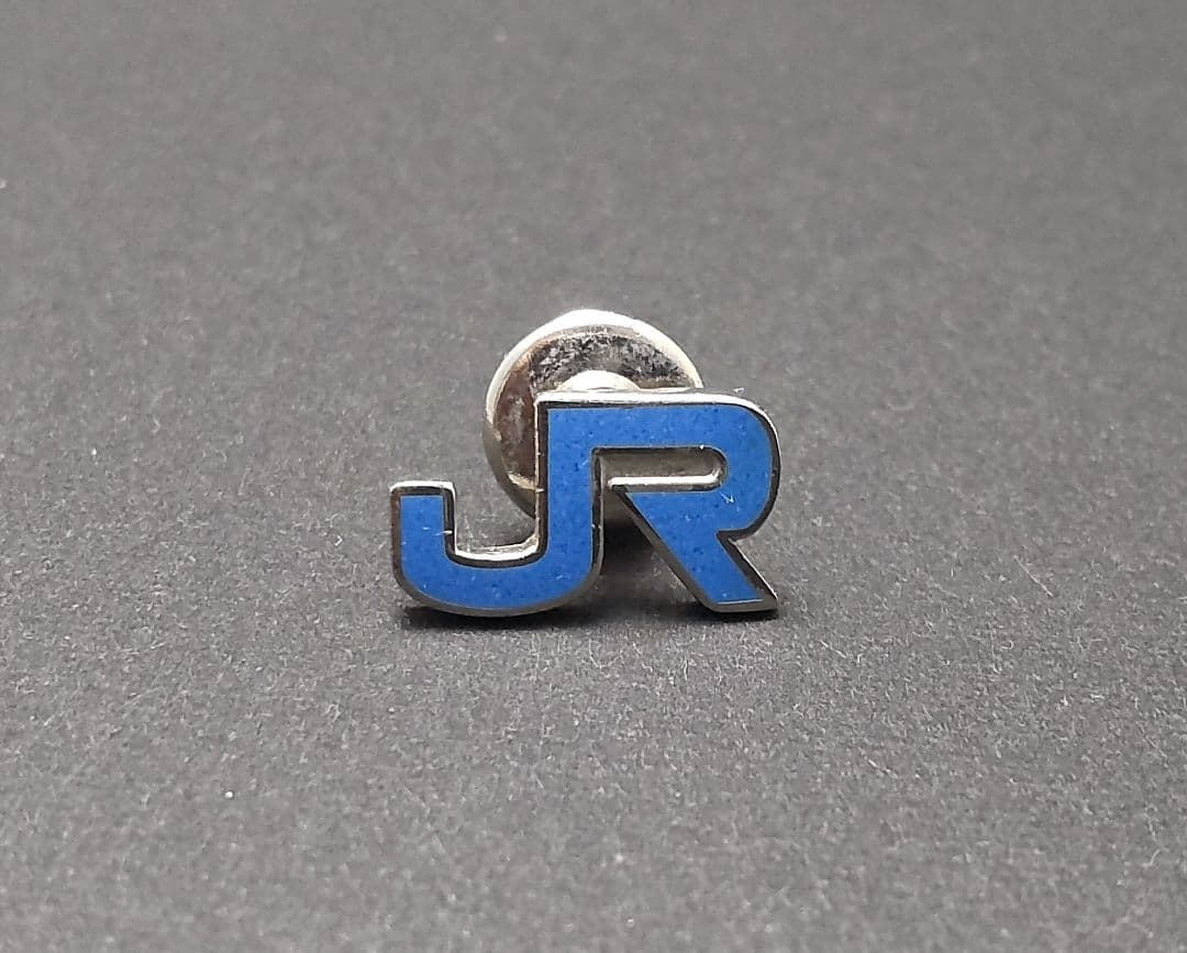 JR バッジ ピンタイプ 水色 四国