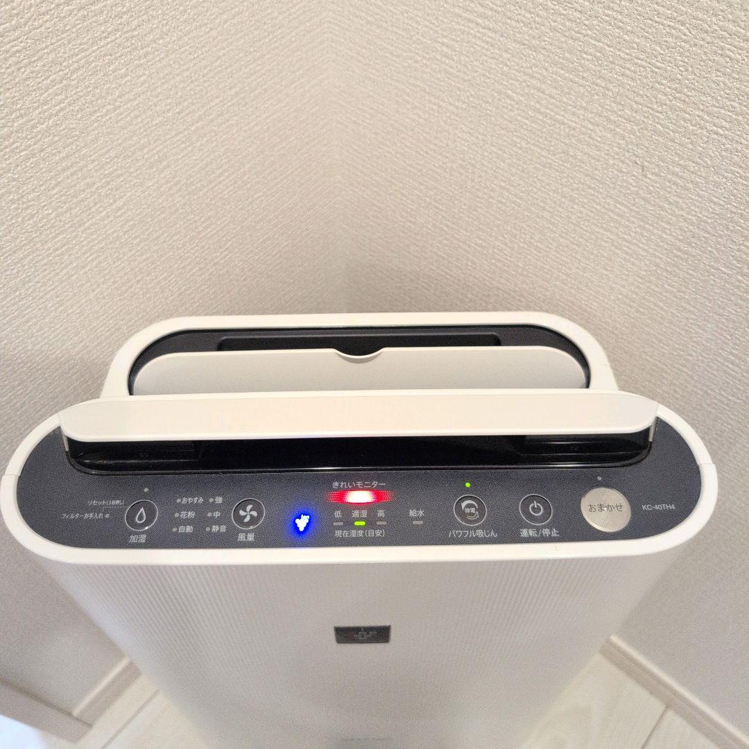 SHARP 空気清浄機 KC-40TH4-W プラズマクラスター