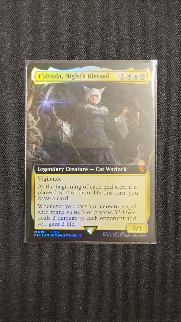 MTV Y'shtola 拡張アートFOIL「魔女、ヤ•シュトラ•ルル」英語版