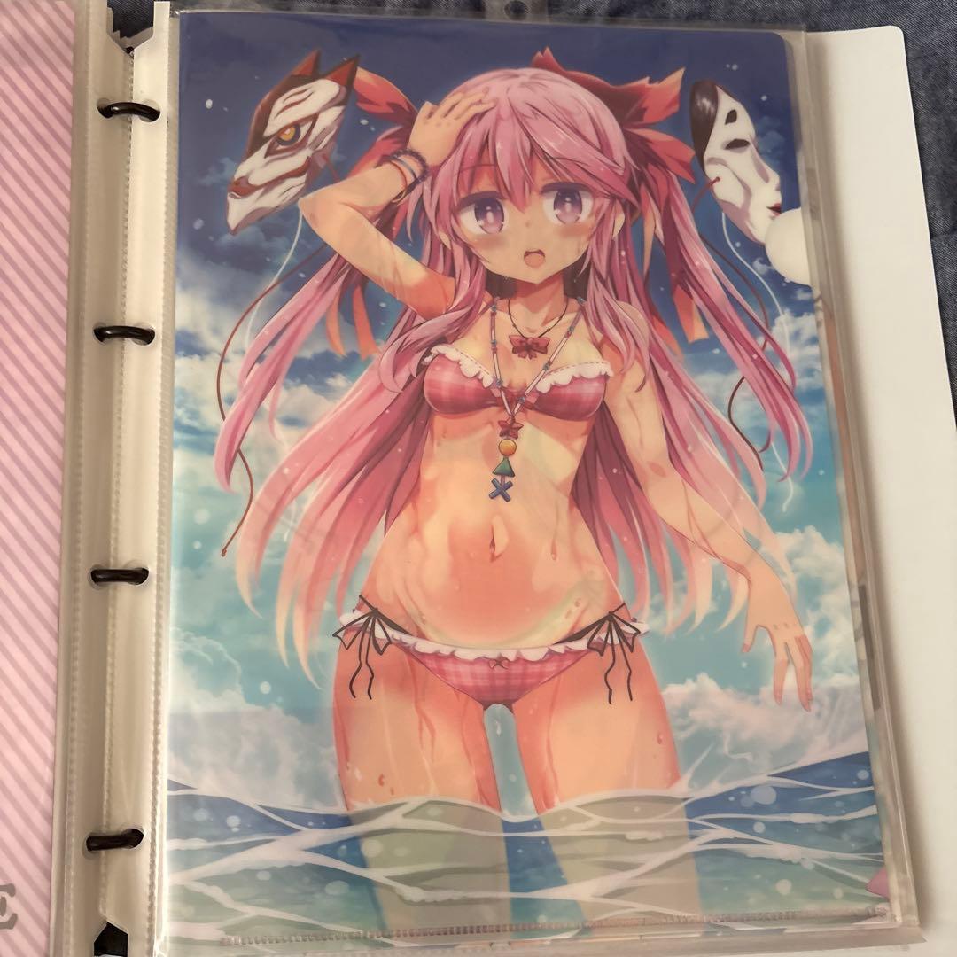 東方project こころ　水着　美少女　クリアファイル　VY11