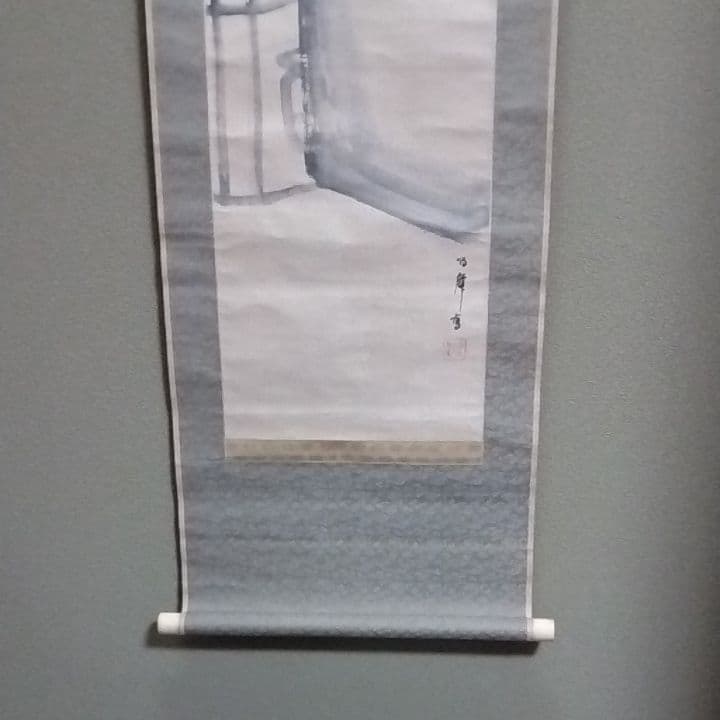 掛け軸、鈴木松年筆、小西福年識共箱です