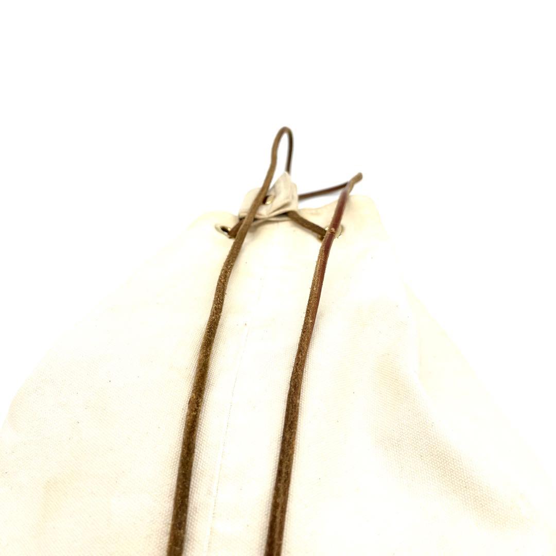 HERMESエルメス ポロションミミルGM巾着ショルダーバッグ アイボリー 希少