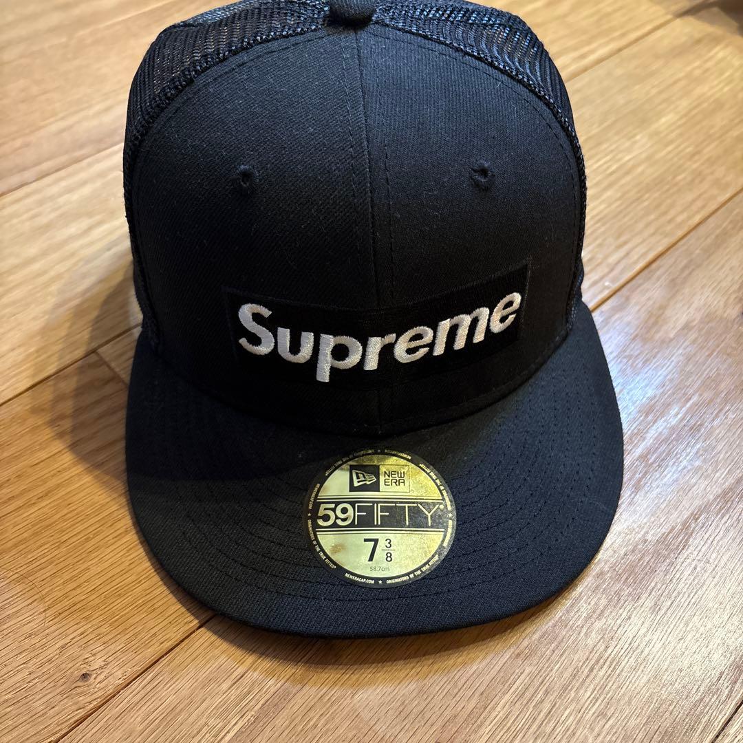 supreme BOXロゴ　メッシュキャップ