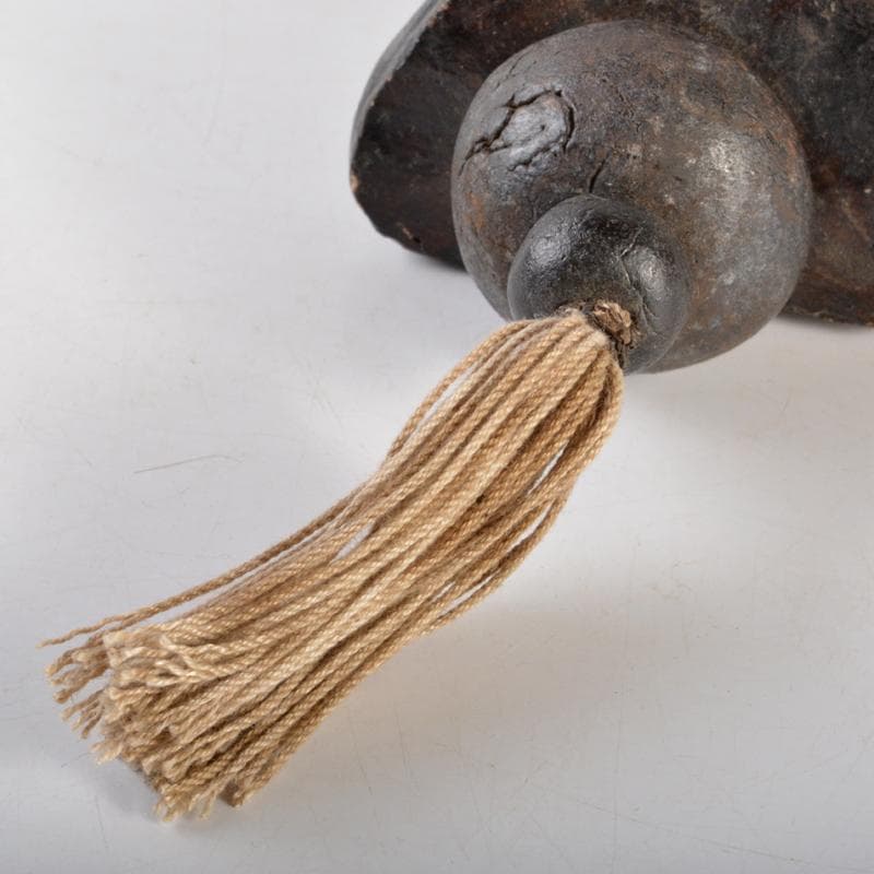 中国　唐木紫壇製　仏像雕　装飾品　置物　M　R7107E