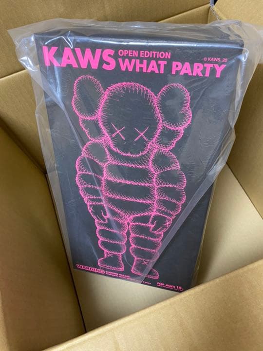 KAWS WHAT PARTY PINK 新品未開封　限定品
