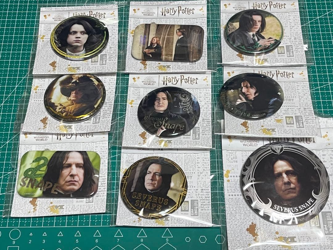 ハリーポッター　スネイプ先生　誕生日缶バッジ