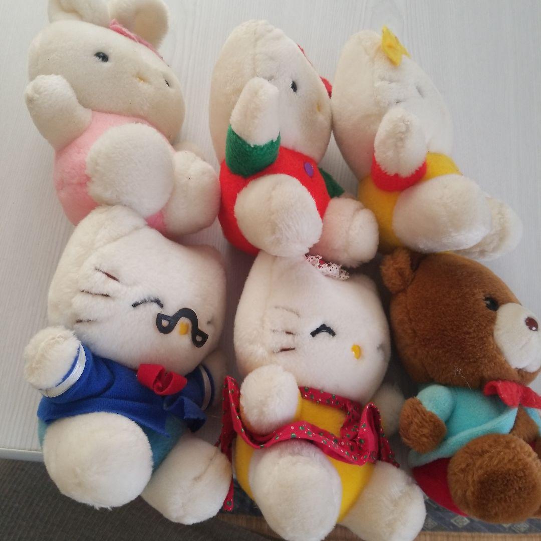 希少　レア　ハローキティ ぬいぐるみ 6体セット