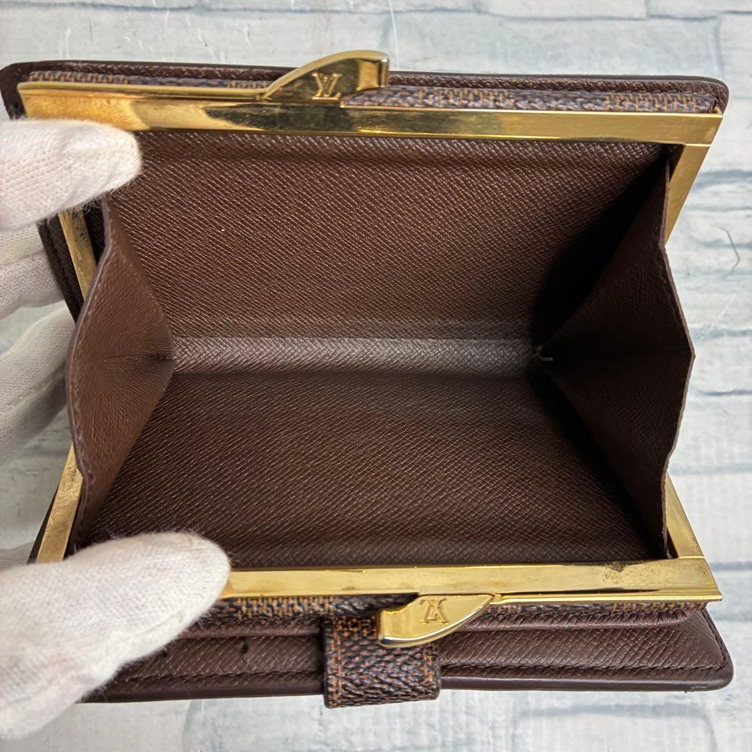 極美品　55 LOUIS VUITTON ルイヴィトン 二つ折り財布　がま口