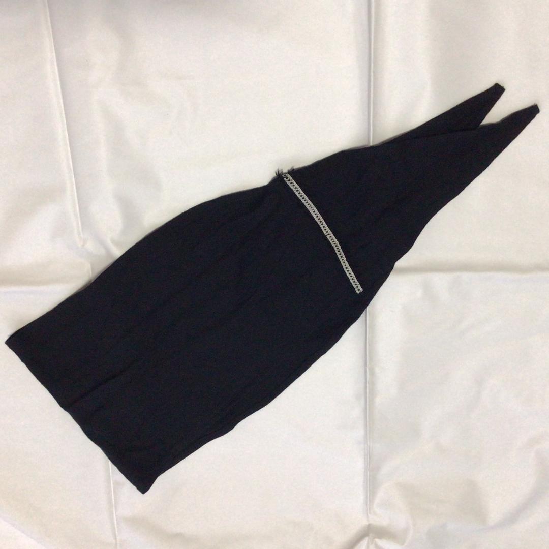 希少品 ほぼ未使用 アラキユウ シルクスカーフ 黒