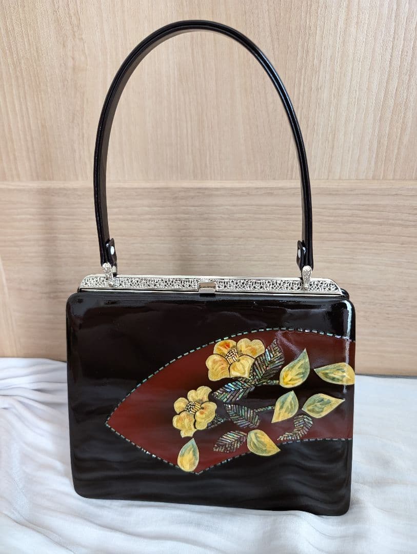 美品♪キンワシ印 和装 草履 バッグ セット 螺鈿細工 振袖 成人式