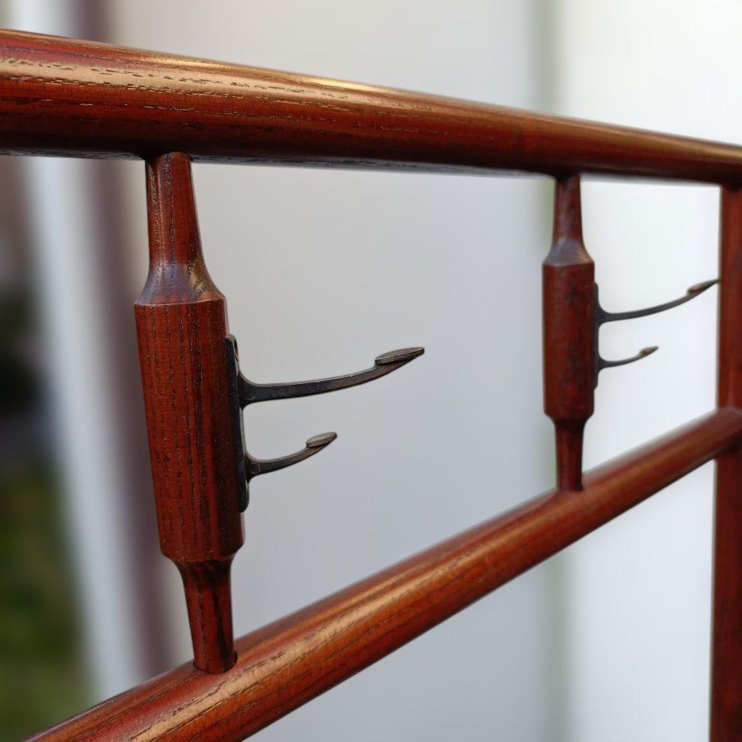 衣桁 服かけ ハンガー 180度回転 衣紋掛け 着物掛け 古道具 和家具