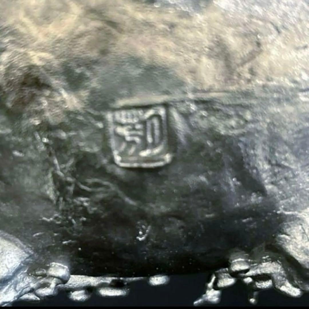 ・伝統工芸 高岡銅器 洋銀 香炉 龍摘 双鳳凰耳　須賀月芳　共箱　保証書付き