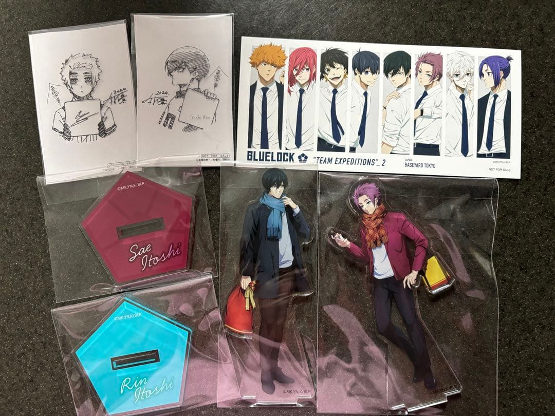 ブルーロック　アリナミン　アクリルスタンド　糸師兄弟　冴　凛　当選品