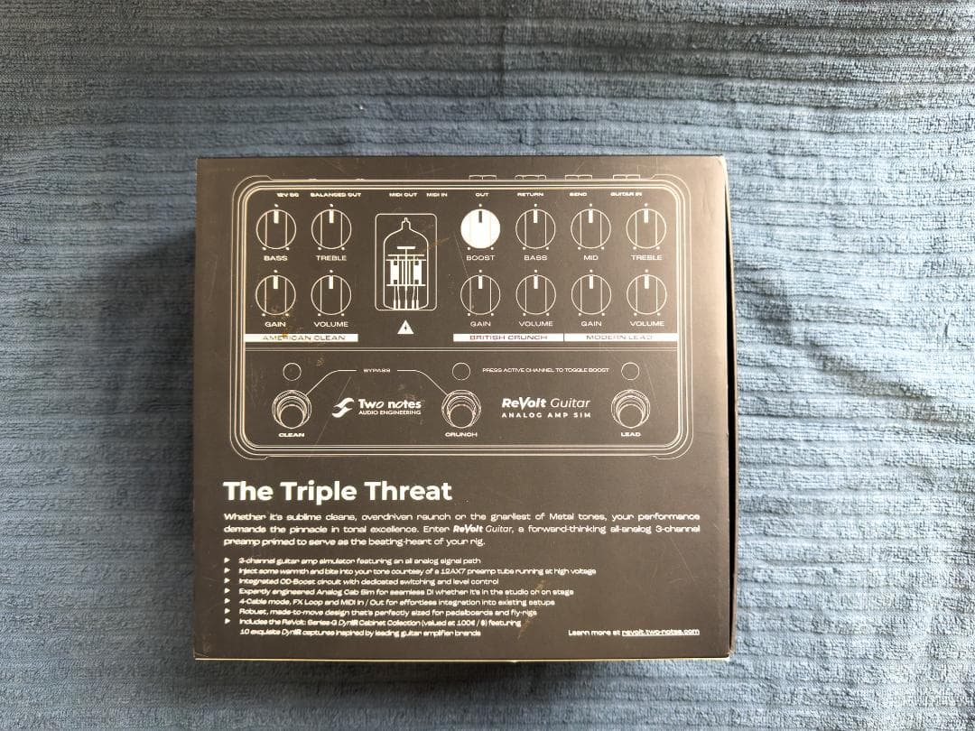Two Notes ReVolt Guitar アナログアンプシミュレーター