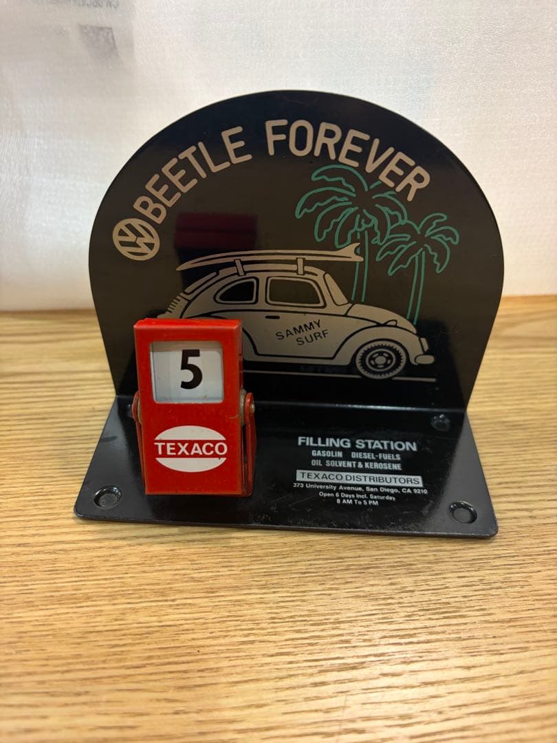 ビートルフォルクスワーゲンロータリー カレンダーtexaco