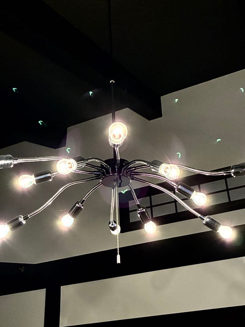 値下12灯天井照明インダストリアルデザイナーズ シャンデリアリビングペンダント吊