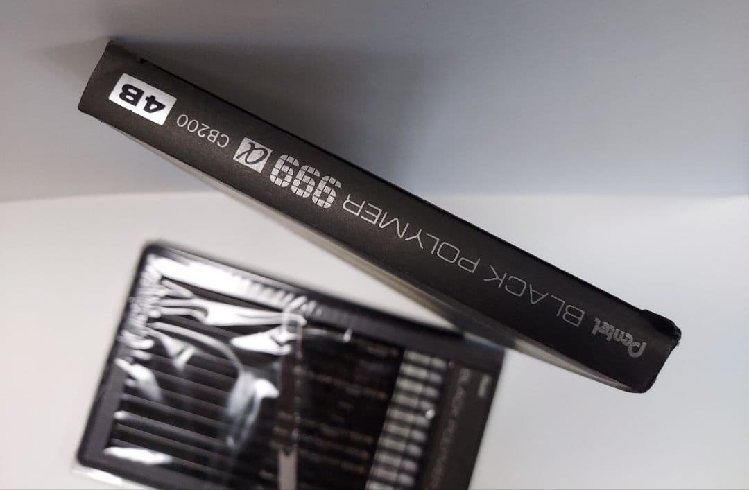 Pentel BLACK POLYMER 999α 4B 鉛筆 レトロ鉛筆