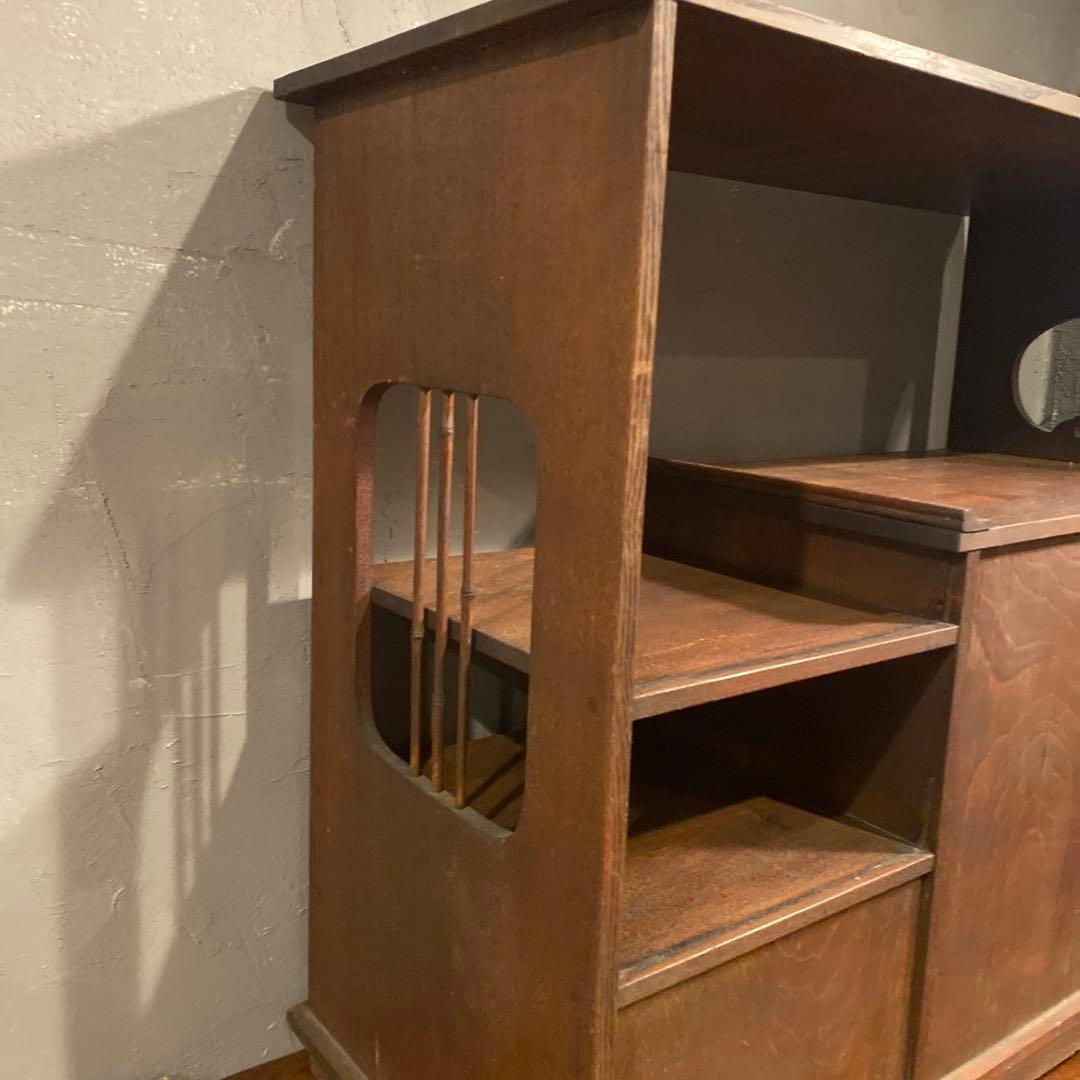 大正 昭和初期 時代物 飾り棚 茶箪笥 古家具 骨董品 古民家 インテリア