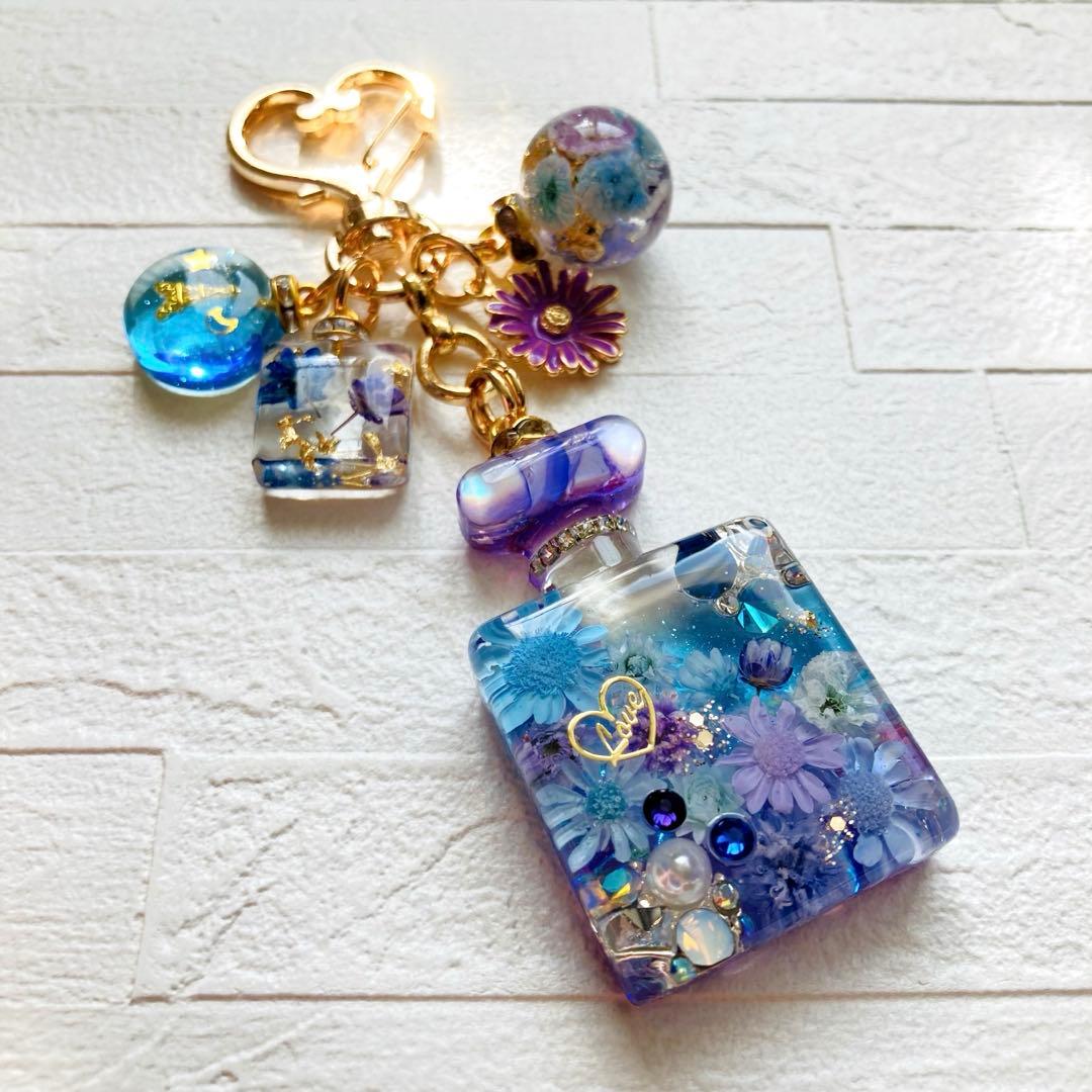 ☆Fivepeacelove☆ページ　名入れチャームレジンキーホルダー5点