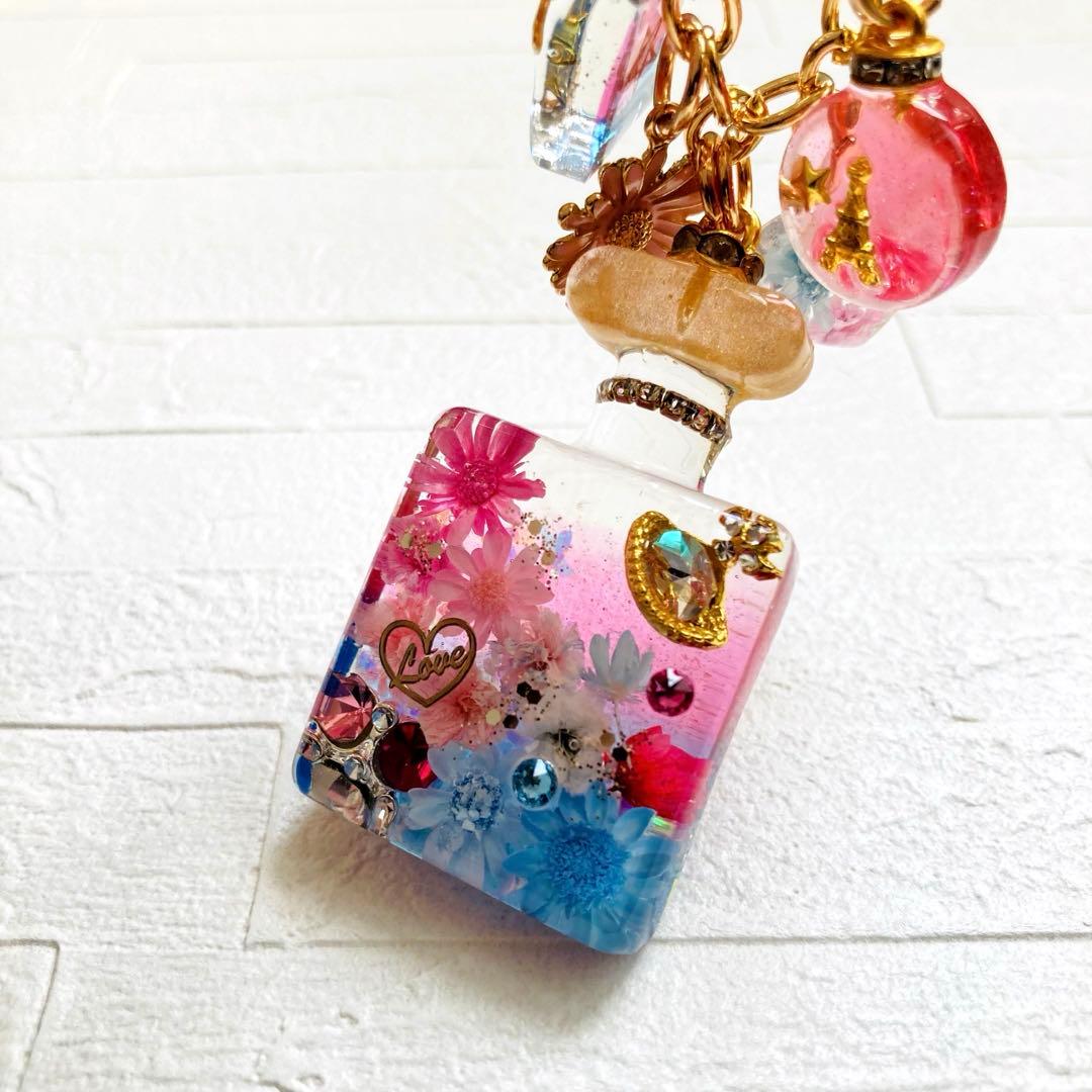 ☆Fivepeacelove☆ページ　名入れチャームレジンキーホルダー5点