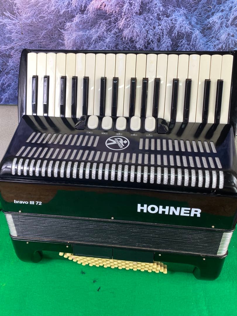 HOHNERbravo III 72 アコーディオンMML 軽量7.5kg整備完
