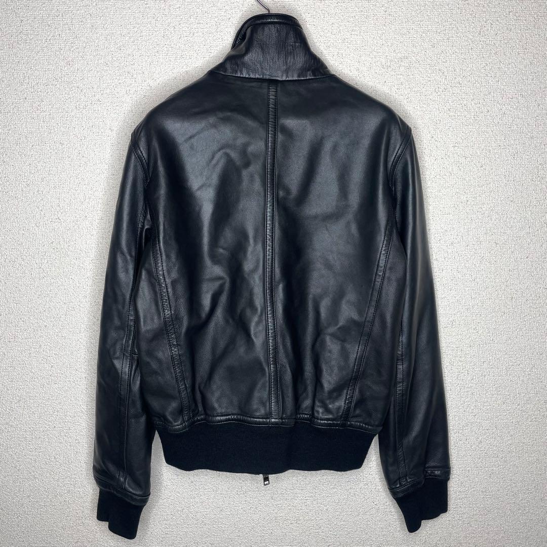 URBAN RESEARCH ダブルジップ ラムレザー ライダース ジャケット