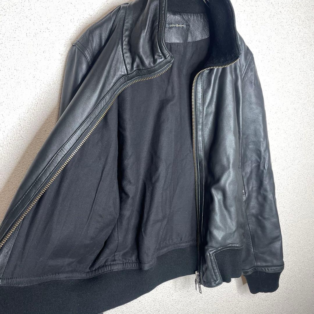 URBAN RESEARCH ダブルジップ ラムレザー ライダース ジャケット