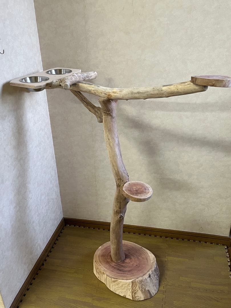 tarog13！大型インコオウム止まり木オウムスタンドパーチ