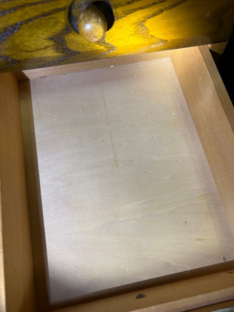 英国調 ステンドグラス キャビネット 三越ブルージュ風 アンティーク