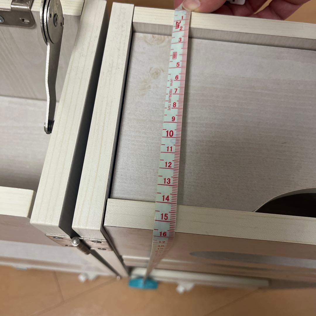 コスメワゴン キャスター付き ホワイト