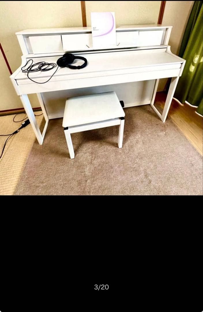 タイムセール 限界値下！美品Roland 電子ピアノ ホワイトLX70