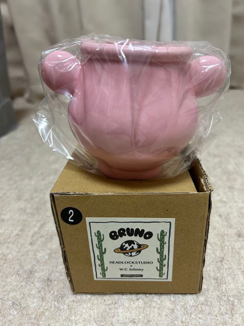 bruno headlockstudio wc johnny ピンクポット 希少