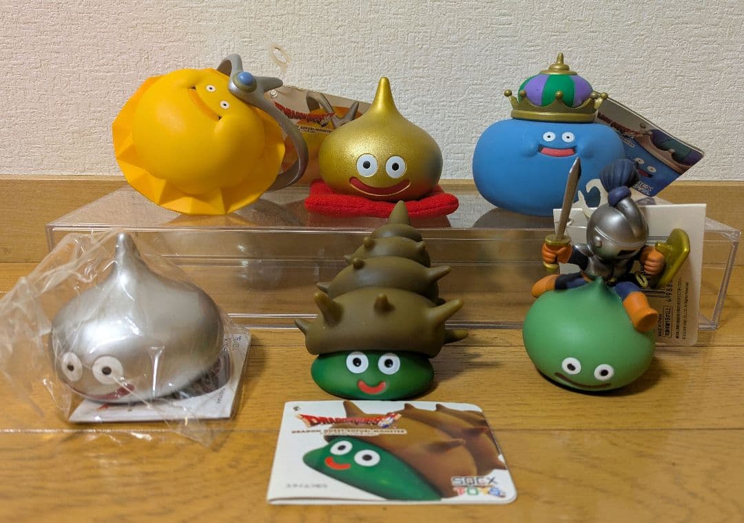 【タグ付き】ドラクエ ソフビモンスター スライム系　６体セット　25周年