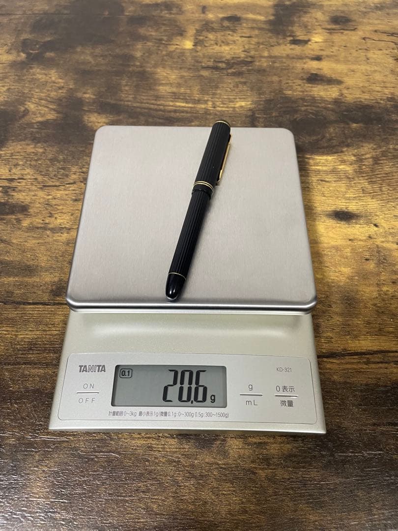 初代　ジャスタス　14金　ゴールド　万年筆　細字　パイロット　嵌合式