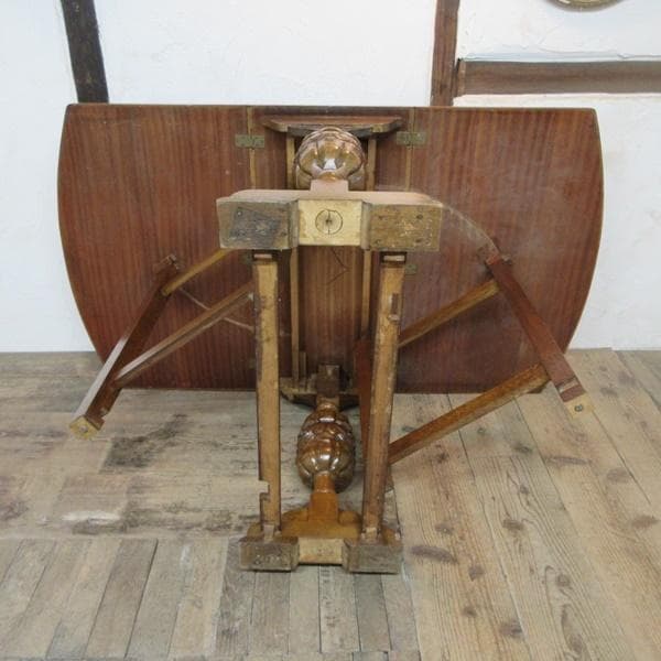 イギリス アンティーク 家具 ゲートレッグテーブル バタフライ 英国 6115e