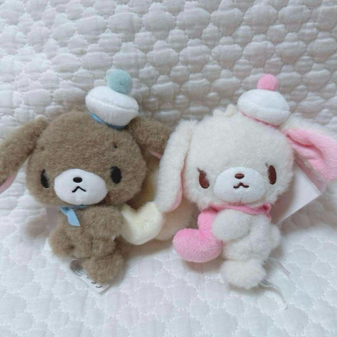 サンリオ❣️激レア　シュガーバニーズ　マスコット　シロウサ　クロウサ