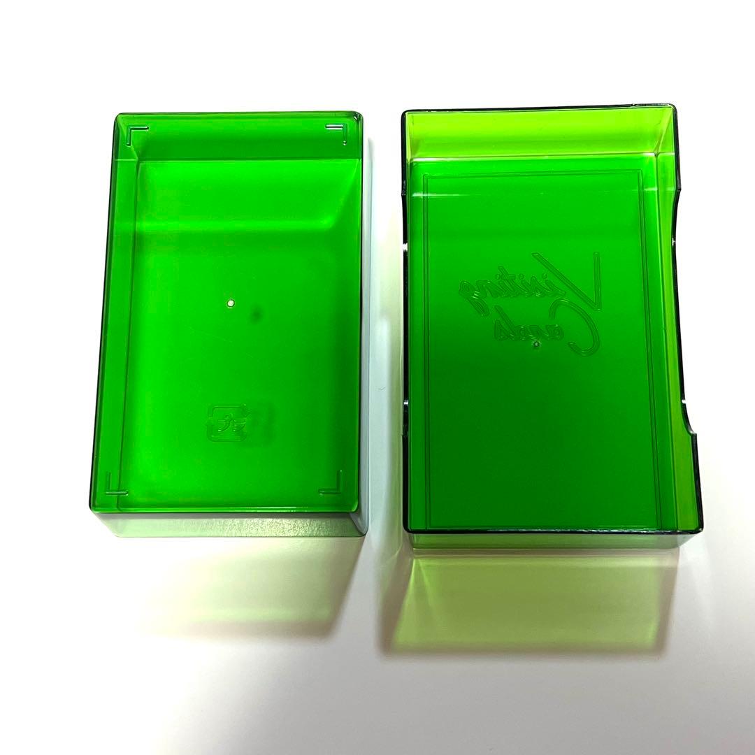 業務用 月印紙製品 名刺箱 プラスチックケース 標準グリーン 147個