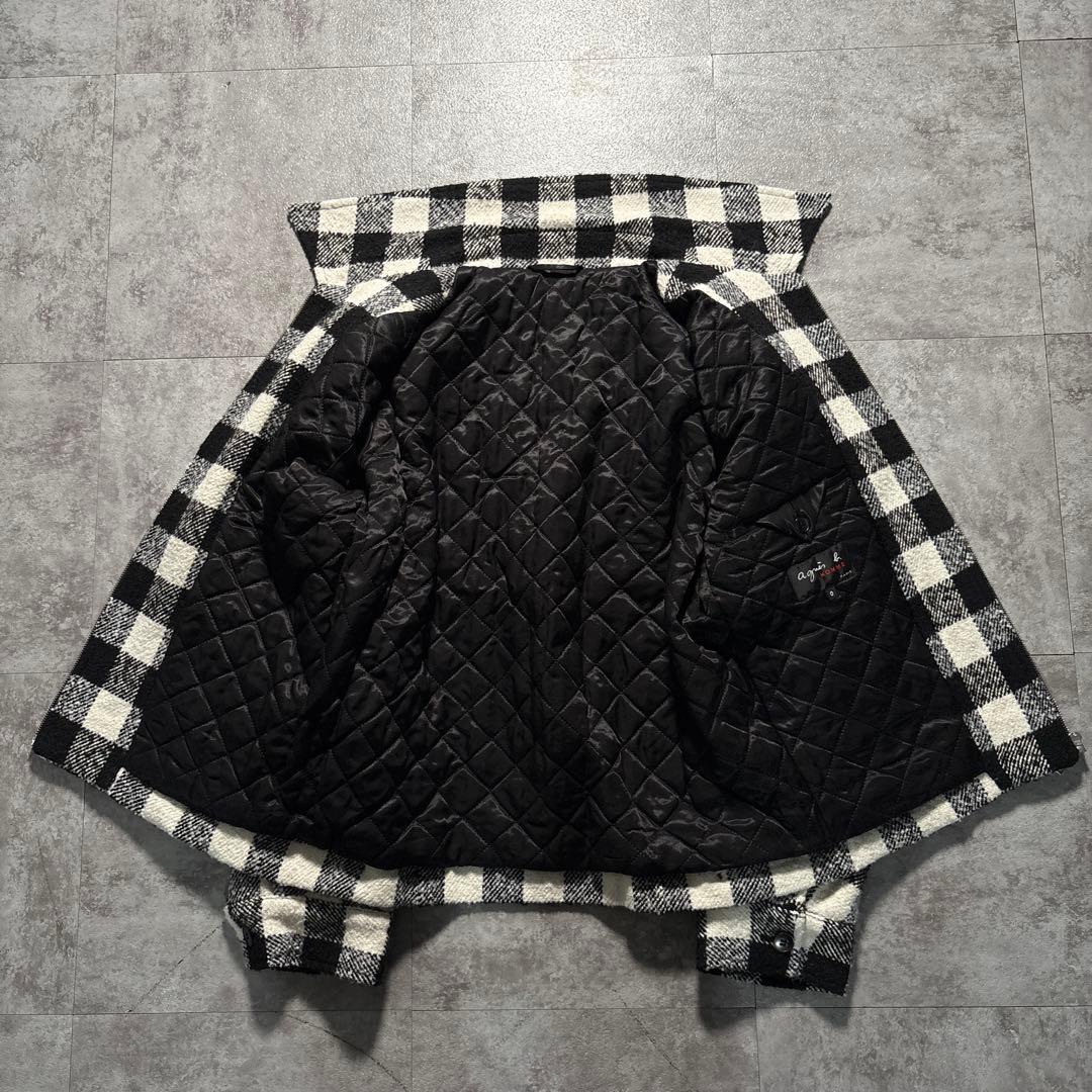 参考定価10万弱　現行　agnès b. wool zip blouson O