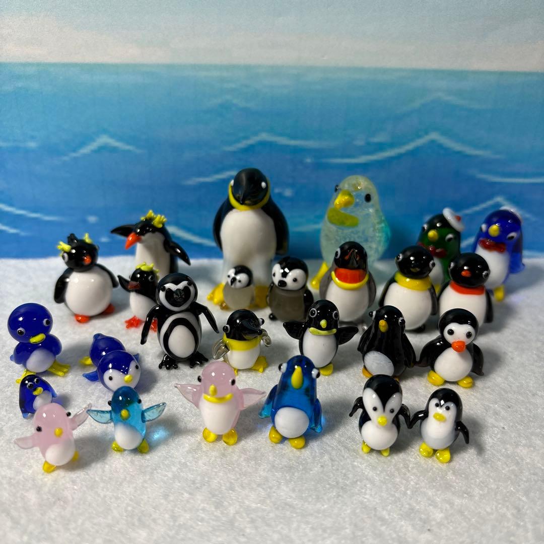 ペンギン　ガラス細工
