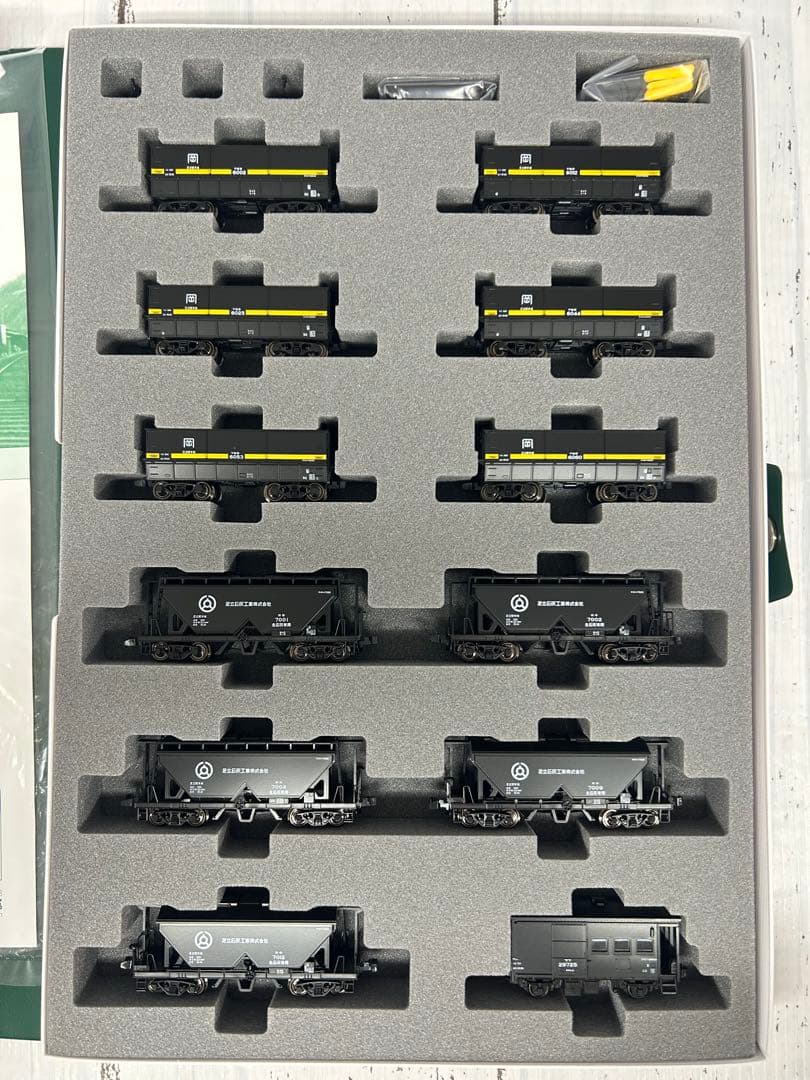 KATO 10-1158 伯備線石灰輸送貨物列車 12両セット