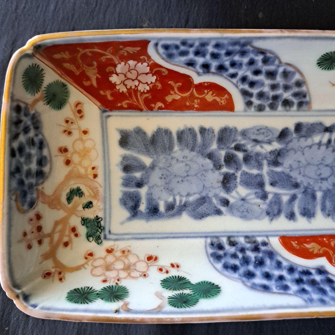 「high level 古伊万里長皿の美！」 色絵皿3客セット 骨董アン