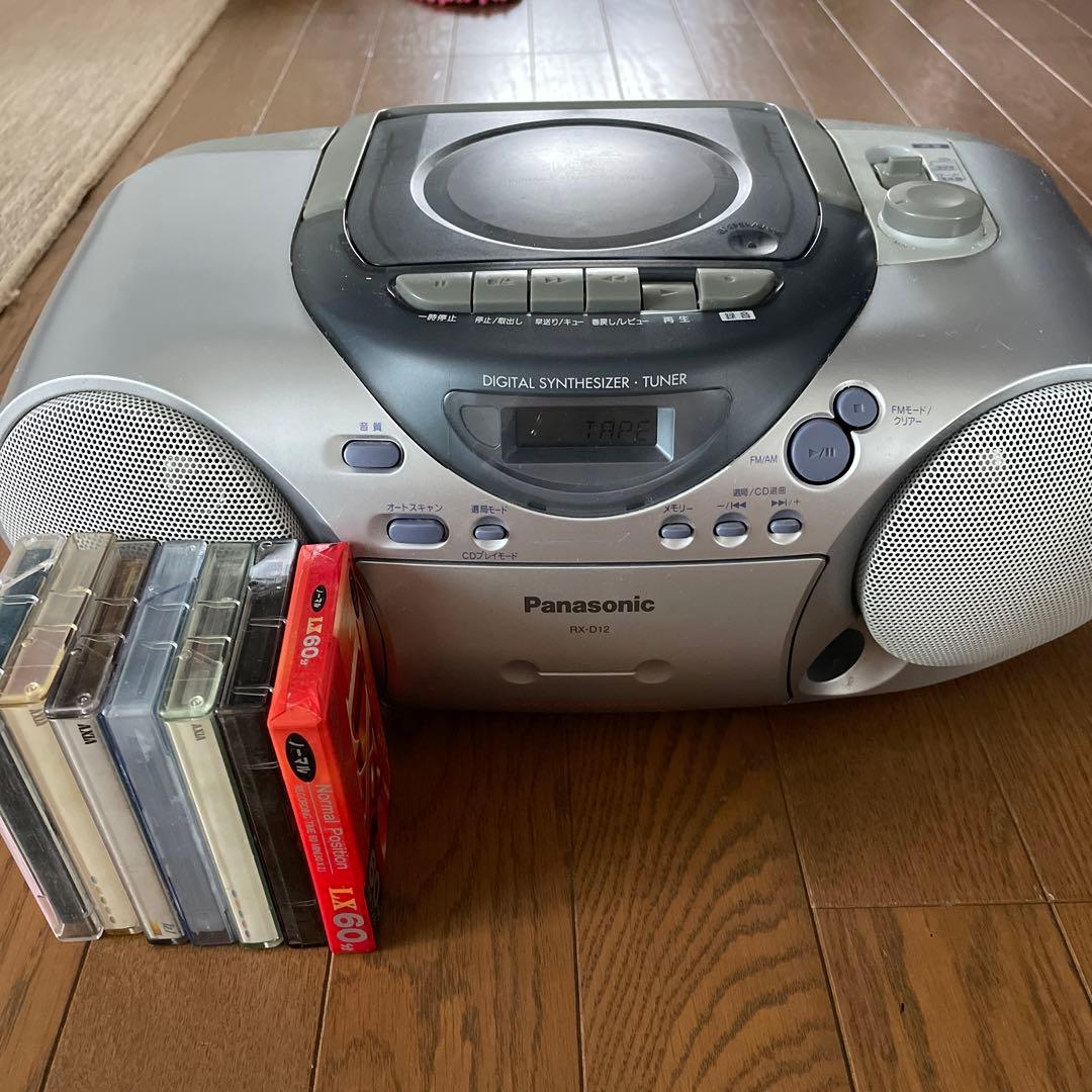 パナソニックCDカセットラジオプレーヤー