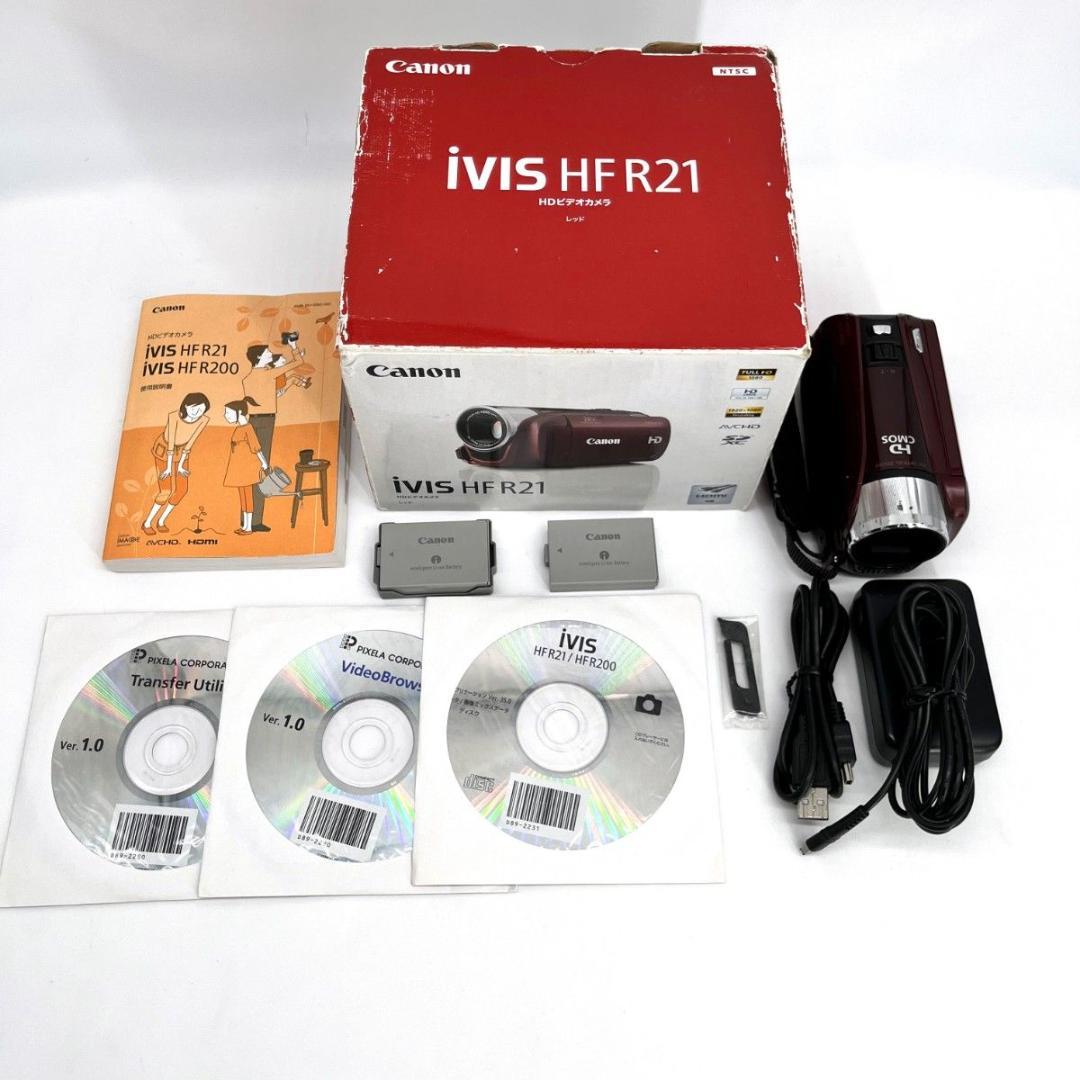 【美品】Canon ivis HF R21 レッド