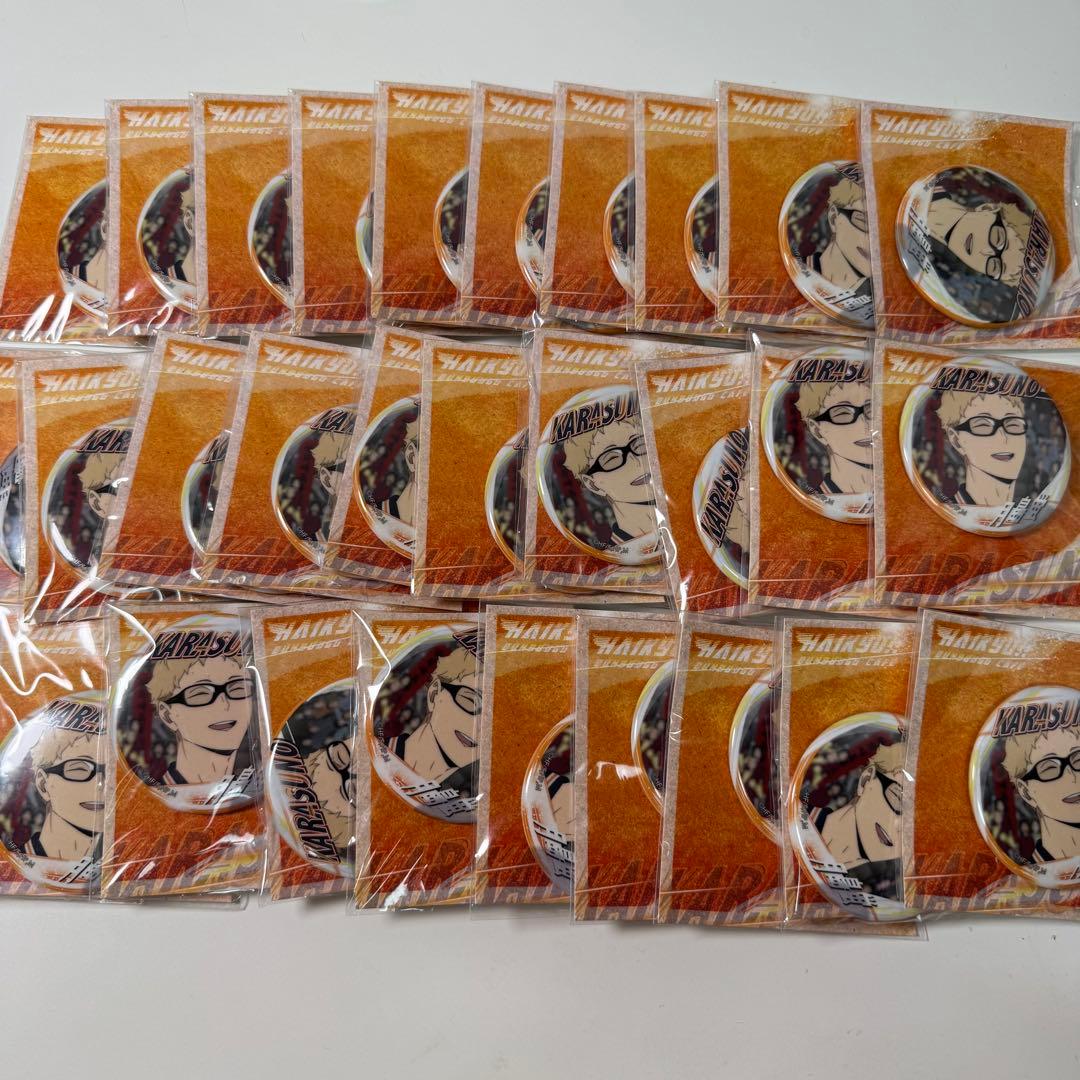 ハイキュー 月島蛍 文房具カフェ 缶バッジ