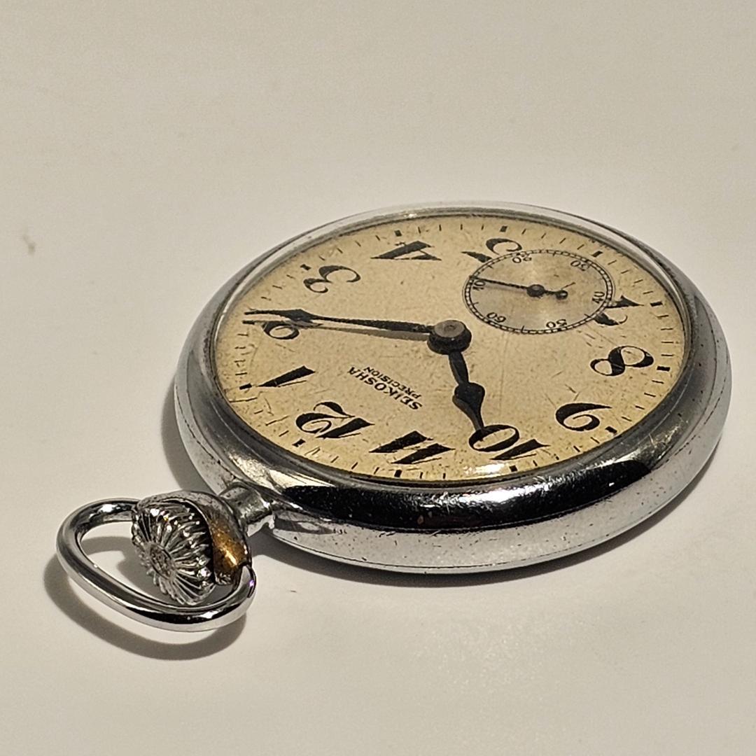 SEIKO セイコー 国鉄 鉄道時計 機械式 手巻 昭和３３年 3381 稼働品