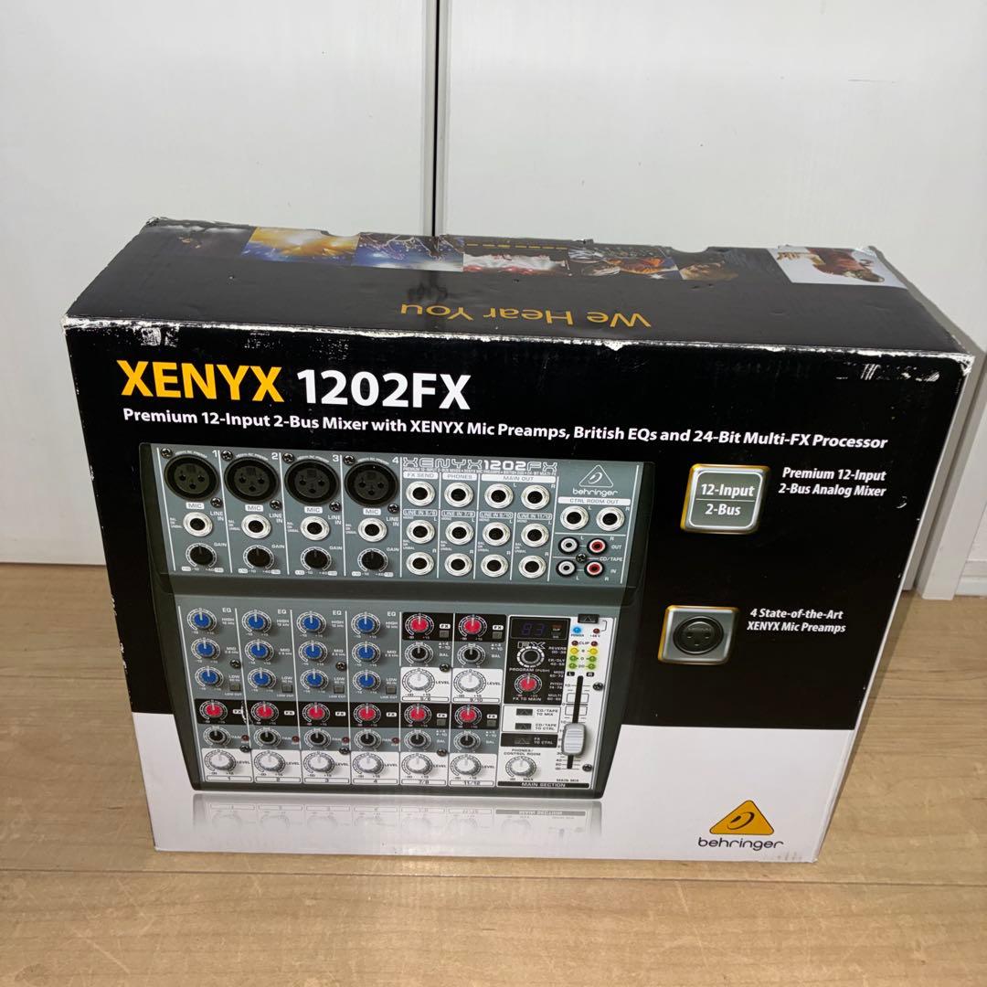 ほぼ新品　Behringer XENYX 1202FX アナログミキサー
